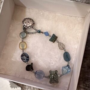 Elegant Multicolor Glass Beaded Bracelet